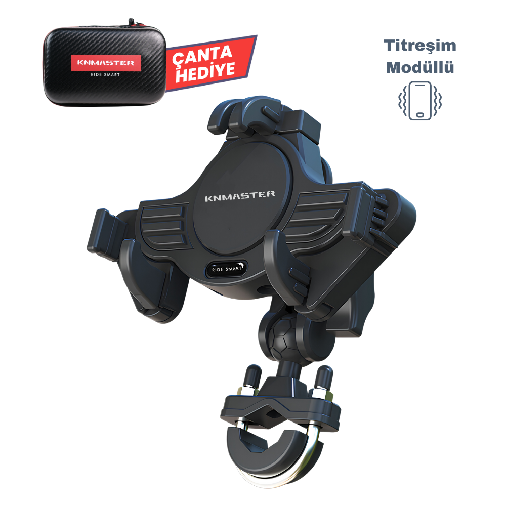 knmaster tt840 / telefon tutucu titreşim engelleyicili tüm motosikletlere uyumlu