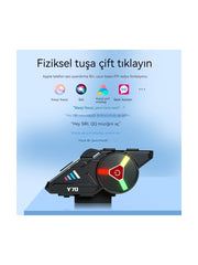 y70 ınterkom / motosiklet kask bluetooth interkom kulaklık seti