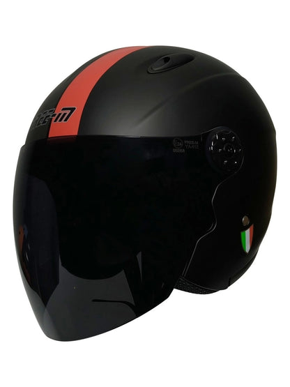 free-m yarım kask/ fr-601 red
