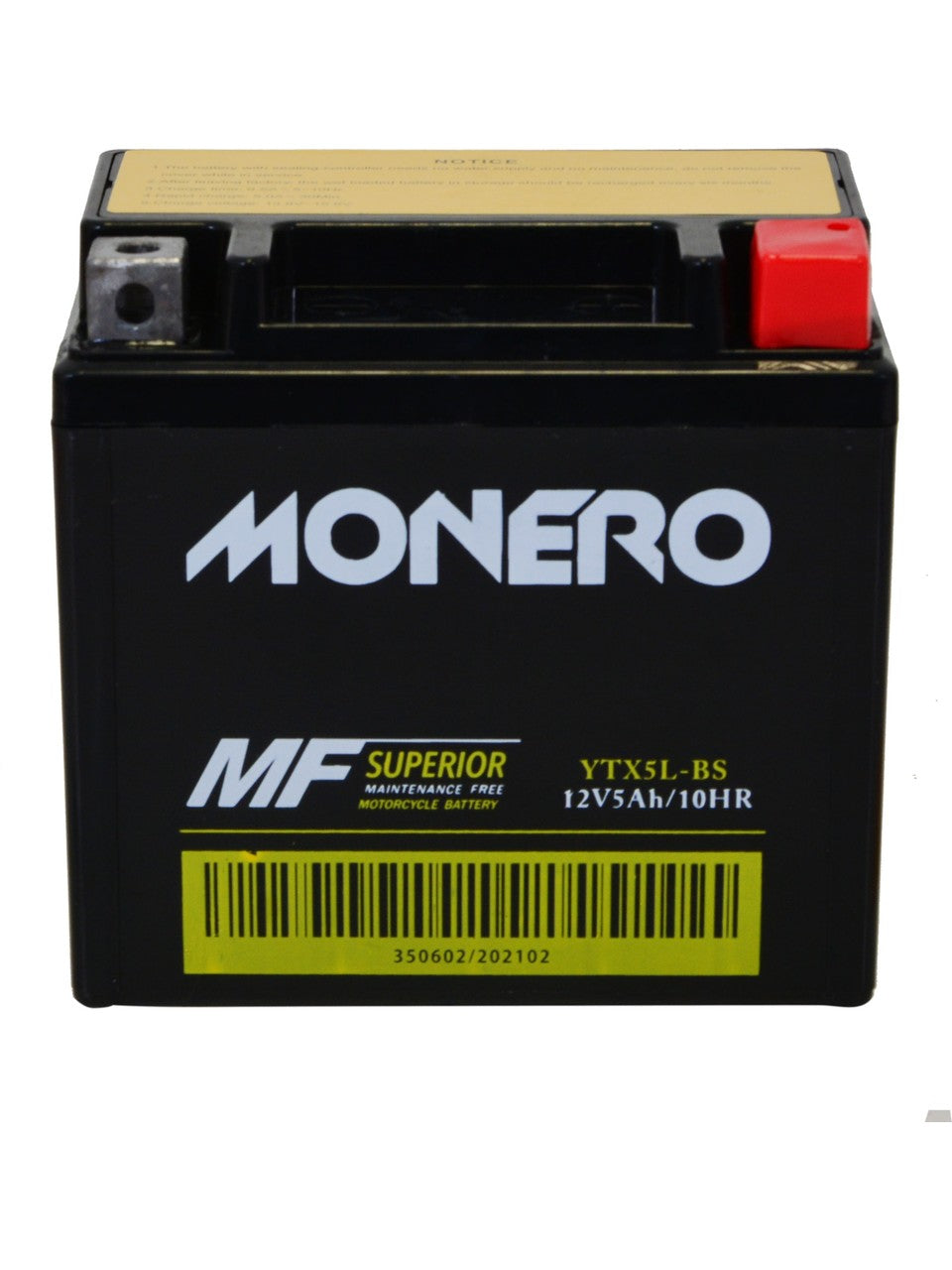Monero YTX5L-BS 12V 5Ah BWS Akü – Güçlü ve Dayanıklı Motosiklet Aküsü
