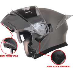 free-m kask / fr-965 nardo çene açılır