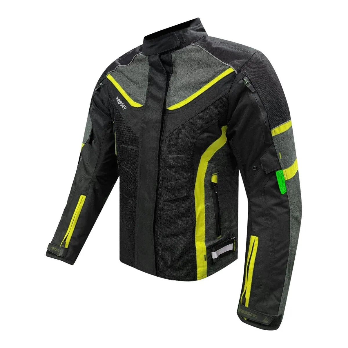 prosev kadın motosiklet mont 4 mevsım / ce-2200w yeşıl