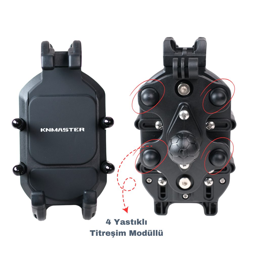 knmaster tt860 / telefon tutucu - titreşim engelleyicili tüm motosikletlere uyumlu