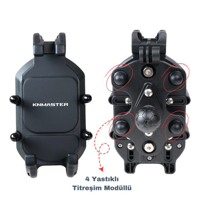 knmaster tt860 / telefon tutucu - titreşim engelleyicili tüm motosikletlere uyumlu