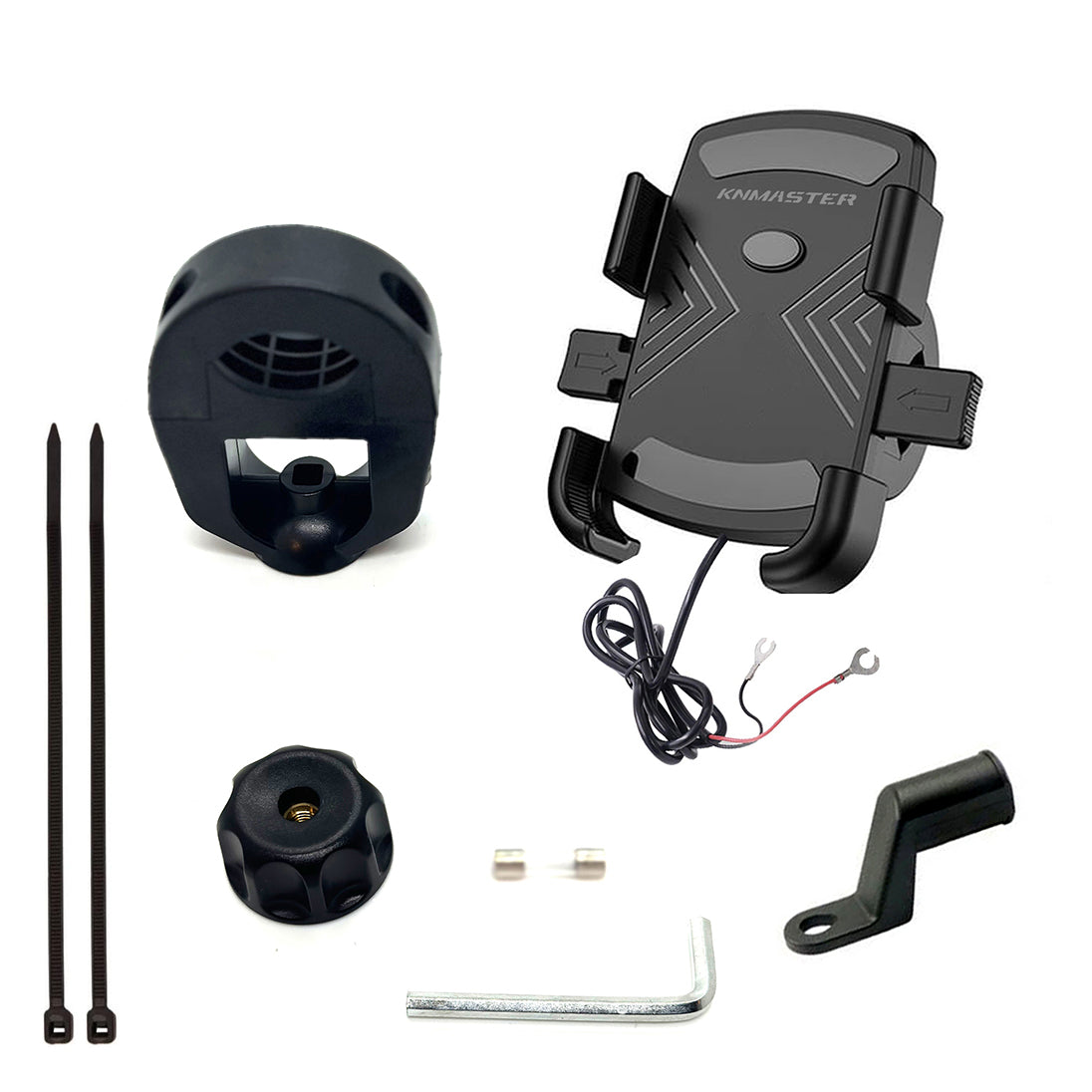 knmaster tt-600u / telefon tutucu tüm motosikletlere uyumlu usb’li