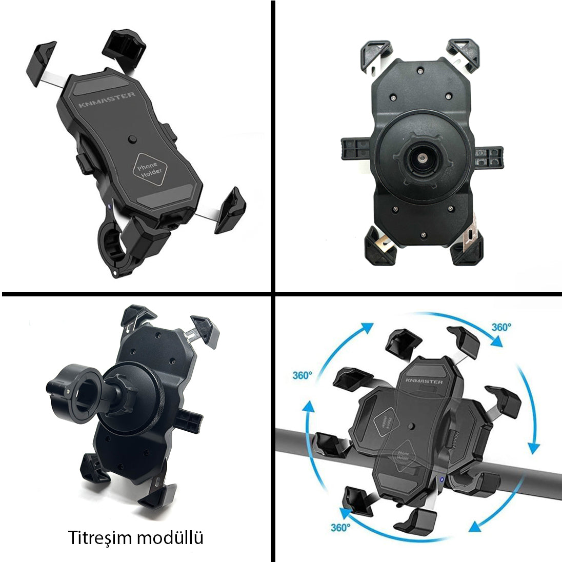 knmaster tt450 / telefon tutucu titreşim engelleyici tüm motosikletlere uyumlu