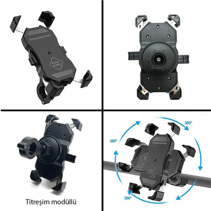 knmaster tt450 / telefon tutucu titreşim engelleyici tüm motosikletlere uyumlu