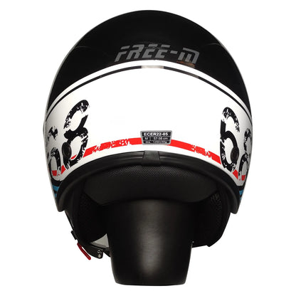 free-m yarım kask / fr-612 retro