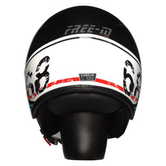 free-m yarım kask / fr-612 retro