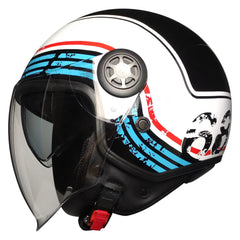 free-m yarım kask / fr-612 retro