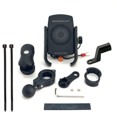 knmaster tt-600wu / telefon tutucu tüm motosikletlere uyumlu kablosuz ve usb’li