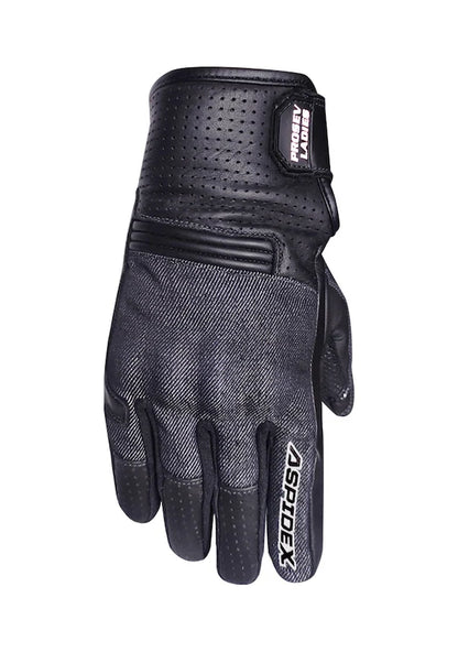 prosev kadın kot motosiklet eldiveni / black aspıdex ladıes 6032