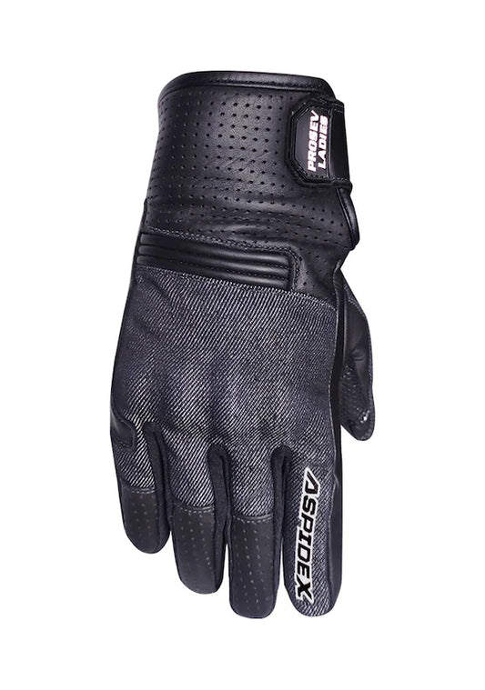 PROSEV KADIN KOT MOTOSİKLET ELDİVENİ / BLACK ASPIDEX LADIES 6032