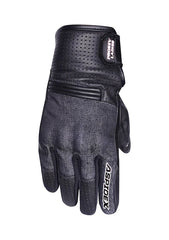 prosev kadın kot motosiklet eldiveni / black aspıdex ladıes 6032