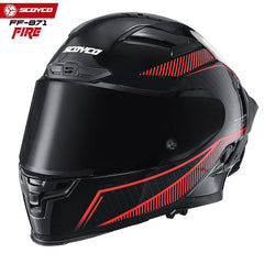 scoyco ff-871  kapalı motosiklet kaskı