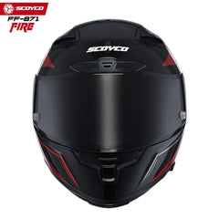 scoyco ff-871  kapalı motosiklet kaskı