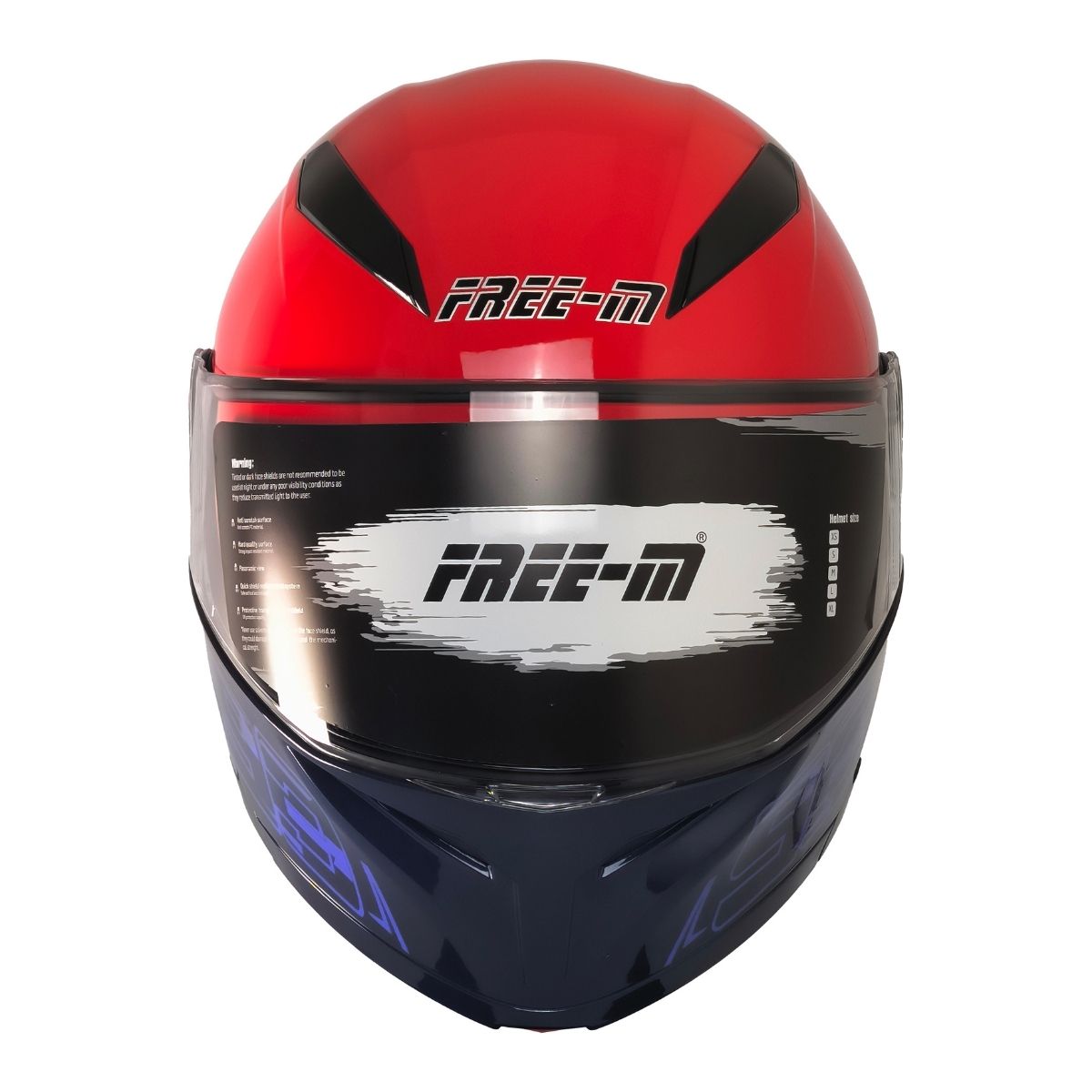 free-m kask / fr-965 93 çene açılır