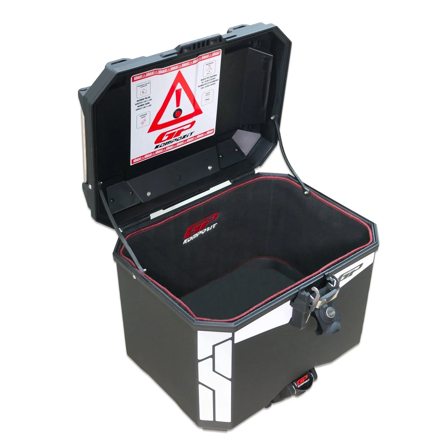 gp kompozit universal 33 lt plastik motosiklet çantası