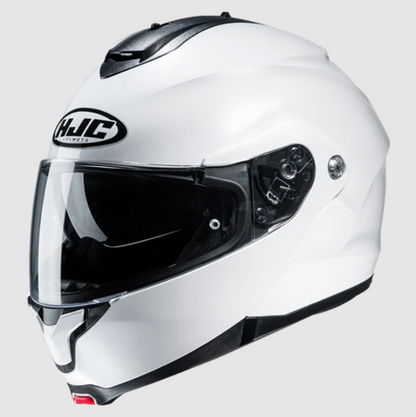 hjc c91n çene açılır kask / ıncı beyazı