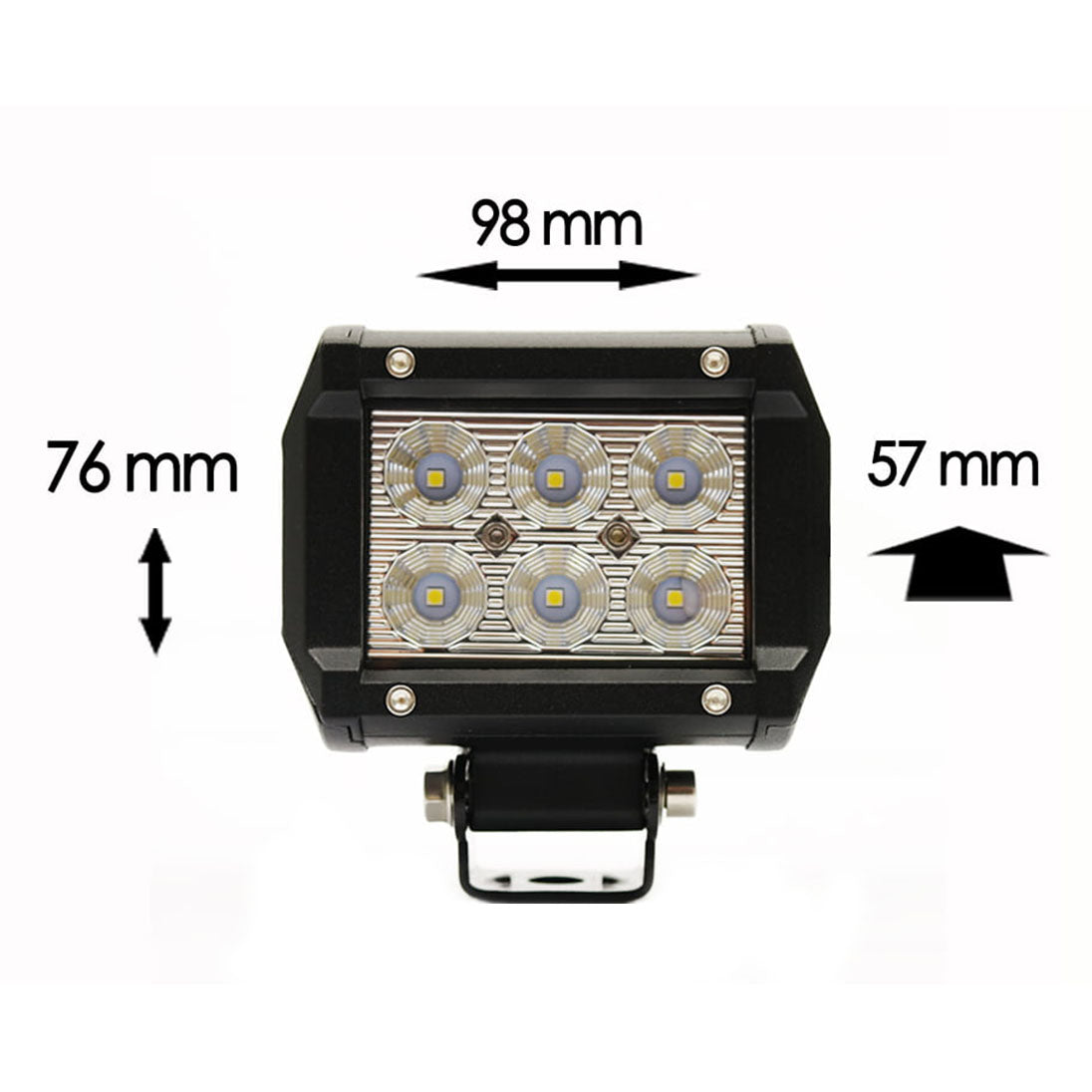 knmaster volcano 18w plastik motosiklet sis farı seti
