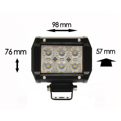 knmaster volcano 18w plastik motosiklet sis farı seti