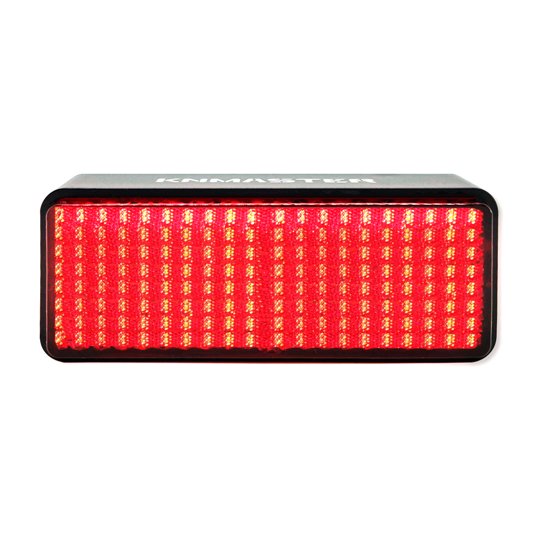 knmaster stop-500 universal dikdörtgen kırmızı ledli motosiklet reflektör kedigözü
