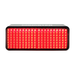 knmaster stop-500 universal dikdörtgen kırmızı ledli motosiklet reflektör kedigözü