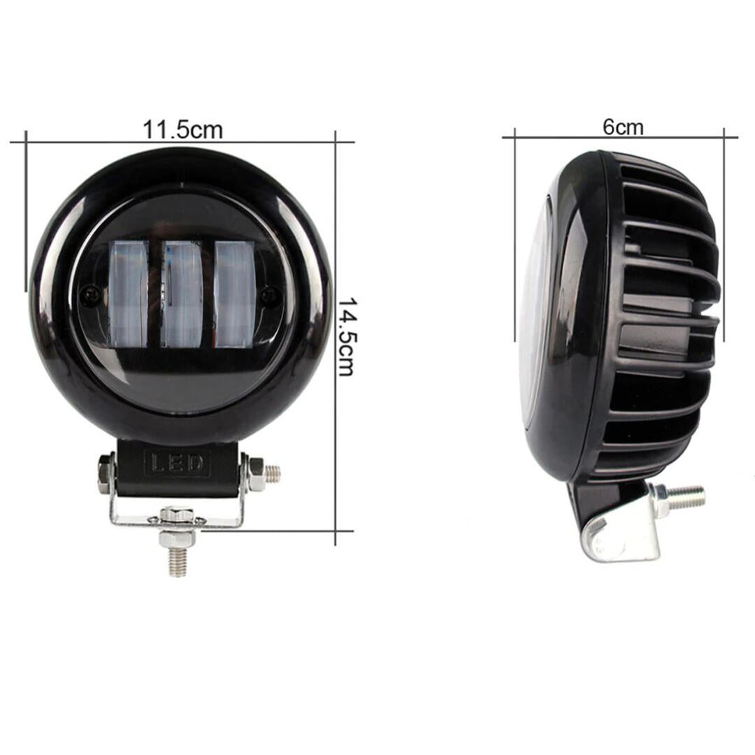 knmaster runden 30w motosiklet / off road led sis farı