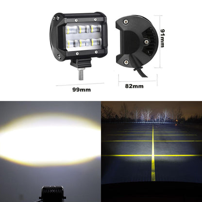 knmaster panzer 30w bar tipi motosiklet / off road led sis farı set