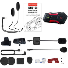 knmaster kn4150 motosiklet kask interkom bluetooth ıntercom kulaklık seti