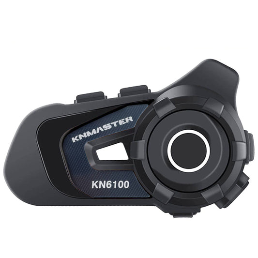 KNMASTER KN6100 Motosiklet Kask Bluetooth İnterkom Kulaklık Seti – Karbon Siyah