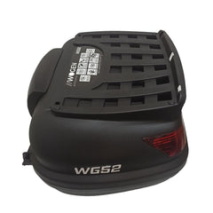 wogen topcase çanta sırtlıklı 52 lt premıum [siyah]