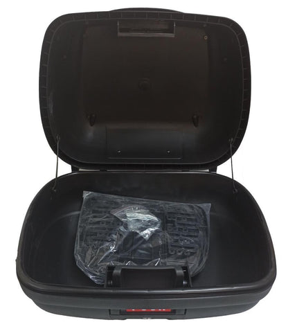 wogen topcase çanta sırtlıklı 52 lt premıum [siyah]