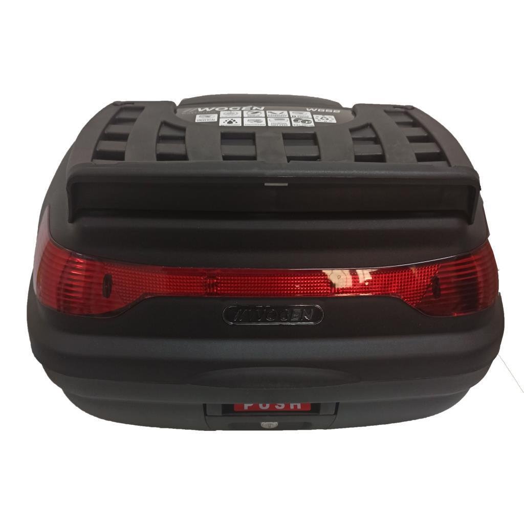 wogen topcase çanta sırtlıklı 52 lt premıum [siyah]