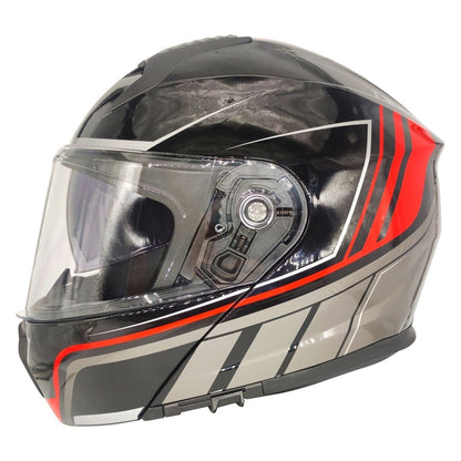 mts çene açılır kask / m-966 red