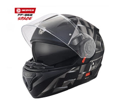 scoyco kask / ff-868 space çene açılır